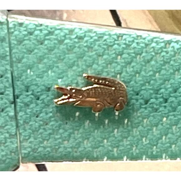 Lacoste Vintage Mint Green Gold Sunglasses 1990’s Green Pattern - Picture 13 of 16